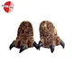 Brown Paw Plush Slippers Wholesale Factory